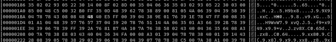 hex editor screenshot