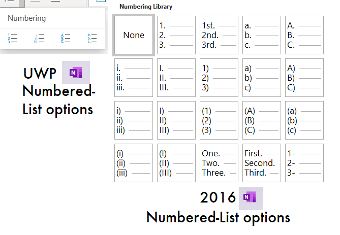 one note screenshots